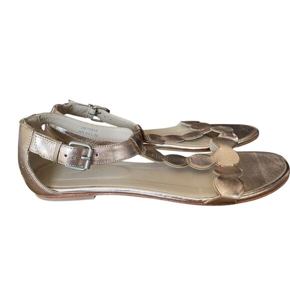 Boden Palma Rose Gold Leather Sandals size 39 size 9 - Picture 5 of 9
